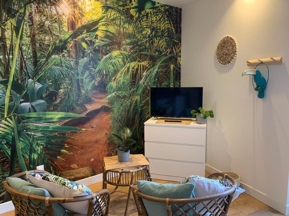 Le Petit Bali - Studio - Wifi - Parking - Coeur De Ville Пон-л'Аббе Экстерьер фото